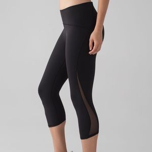 Lululemon Black Train Times Leggings 17”